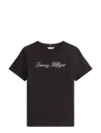 Tommy Hilfiger - Nos Script Regular C-Nk Ss - L&uuml;hikeste varrukatega - S