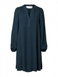Selected - Slfviva Ls Short V-Neck Dress Noos - L&uuml;hikesed kleidid - 36