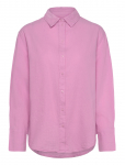 Gina Tricot - Linen Blend Shirt - Linased s&auml;rgid - XS