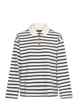 Selected - Slfwada Ls Stripe Collar Top - Polod - XXL