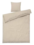 Juna - Daisy Bed Linen 150X210 Cm Sand/White Se - Voodipesukomplektid - 150X210;50X60CM