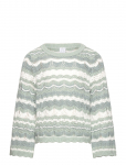 Lindex - Sweater Pointelle Green - Pulloverid - 128
