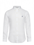 Polo Ralph Lauren - Slim Fit Linen Shirt - Linased s&auml;rgid - XXL
