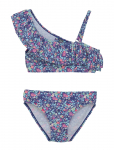 Color Kids - Bikini 1 Shoulder Frill, Aop - Bikiinid - 104