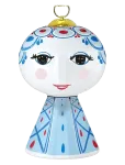 Bj&oslash;rn Wiinblad - Eva Christmas Ornament 2025 Blue - J&otilde;ulukuulid ja kuuseehted - H:7.5CM