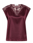Rosemunde - Rwjade Silk Sl Lace Top - Varrukateta - 44