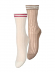 Becks&ouml;ndergaard - Zilla Sporty Cotta Sock 2 Pack - Tavalised sokid - 39-41