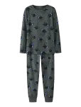 Name It - Nkmnightset Dark Grey Mel Skull Noos - Pidžaamakomplektid - 158-164
