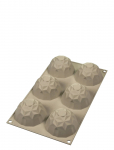 Silikomart - Silikoneform Mini Gemma 6 Stk. &Oslash;68 H42 - Koogikese- ja muffinivormid - FOR 6PCS