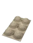 Silikomart - Mini Gemma 6Pcs &Oslash;68 H42 - Koogikese- ja muffinivormid - FOR 6PCS