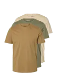 Selected - Slmcormac Ss O-Neck Tee 3-Pack Noos - L&uuml;hikeste varrukatega - S