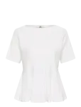 Karen By Simonsen - Kbnooma Peplum Tee - L&uuml;hikeste varrukatega - XXS