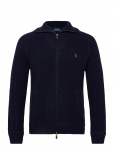 Polo Ralph Lauren - Waffle-Knit Wool-Cotton Full-Zip Sweater - K&otilde;rge kaelusega - M