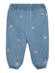 Minymo - Pants Emb. Chambray W. Lining - P&uuml;ksid - 62