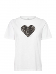 Coster Copenhagen - Leo Heart Tee - L&uuml;hikeste varrukatega - XXL