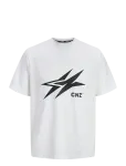 Jack & Jones - Jcocnzamsterdam Logo T-Shirt - L&uuml;hikeste varrukatega - L