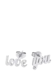Timi Of Sweden - Ina - Love You Stud Earrings Stainless Steel - Needid - ONE SIZE