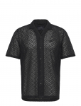 Lindbergh - Texture Resort Shirt S/S - L&uuml;hikeste varrukatega s&auml;rgid - L