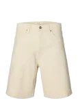 Selected - Slmreg Alex Ecru 704 Denim Short Noos - L&uuml;hikesed teksap&uuml;ksid - XXL