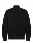 C.P. Company - Reverse Brushed & Emerized Diagonal Fleece Mixed Funnel Neck - K&otilde;rge kaelusega - S