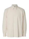 Selected - Slhrlxben Stripe Ls Shirt - Triibulised s&auml;rgid - XL