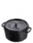 STAUB - Buster Punch Gryta 28 Cm, 5,2 L I Svart Med Rostfritt Handtag - Potid ja pannid - 28 CM