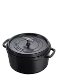 STAUB - Buster Punch Gryta 28 Cm, 5,2 L I Svart Med Rostfritt Handtag - Potid ja pannid - 28 CM