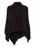 Rosemunde - Rwlaica Cashmere Pointelle Poncho - Pont&scaron;od - ONE SIZE