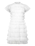 Bubbleroom - High Neck Tulle Frill Dress - L&uuml;hikesed kleidid - XS