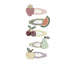Mimi & Lula - 5 Clic Clacs - Mini Fruit Salad Spring On The Farm - Juukseklambrid - ONE SIZE
