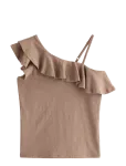 Lindex - Top In Slub Jersey With One Shoulder Design - Varrukateta - 170