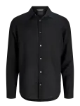 Jack & Jones - Jprblalawrence Linen Ls Shirt Sn - Linased s&auml;rgid - L