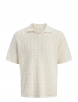 Jack & Jones - Jornantucket Knit Split Neck Polo Sa26 - L&uuml;hikeste varrukatega kootud polos&auml;rgid - XXL