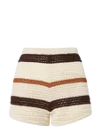 Malina - Lenita Multi Colored Knitted Mini Shorts - Vabaaja l&uuml;hikesed p&uuml;ksid - M