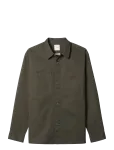 Calvin Klein - Ls Garment Wash Twill Easy Overs - Pealiss&auml;rgid - L
