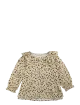 LouieLouie - Juliette Ruffle Shirt - Seersucker - Pikkade varrukatega s&auml;rgid - 92