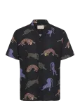 Revolution - Short-Sleeved Cuban Shirt - L&uuml;hikeste varrukatega s&auml;rgid - XL