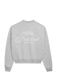 Prohibited - Pb Leaf Crew Neck Grey Melange - Dressipluusid - L