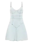Bardot - Reyna Denim Mini Dress - Teksakleidid - XS