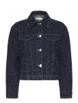 Gina Tricot - Peplum Boucle Denim Jacket - L&uuml;hikesed teksap&uuml;ksid - XL