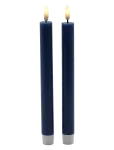 Sirius Home - Sille Krone 2 Stk. S&aelig;t, &Oslash;2X25Cm, Deep Ocean - LED-k&uuml;&uuml;nlad - ONE SIZE