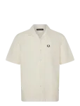 Fred Perry - Seersucker Revere Collar Shirt - L&uuml;hikeste varrukatega s&auml;rgid - L