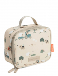 Done By Deer - Tiny Insulated Lunch Bag Tiny Farm Sand 2,8 L - Kandekotid ja v&auml;ikesed kotid - 21X 9X H 18CM