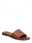 Chlo&eacute; - Soleil Leather Flat Slide Sandals - Madalad sandaalid - 36