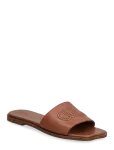 Chlo&eacute; - Soleil Leather Flat Slide Sandals - Madalad sandaalid - 36