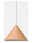 MOEBE - Ceramic Cone Pendant, Light Ochre - Rippvalgustid - 12.5X 19.5X 19.5CM