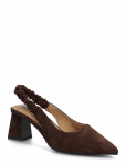 Bianco - Biamaralyn Scrunchie Slingback Faux Suede - Kontsaga slingback-kingad - 40