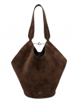 Khaite - Lotus Suede Tote Bag - V&auml;ikesed &uuml;le&otilde;lakotid - ONE SIZE