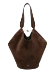 Khaite - Lotus Suede Tote Bag - V&auml;ikesed &uuml;le&otilde;lakotid - ONE SIZE
