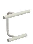 H&uuml;bsch - Flip Coatrack Light Grey - Konksud - 20X10X15CM